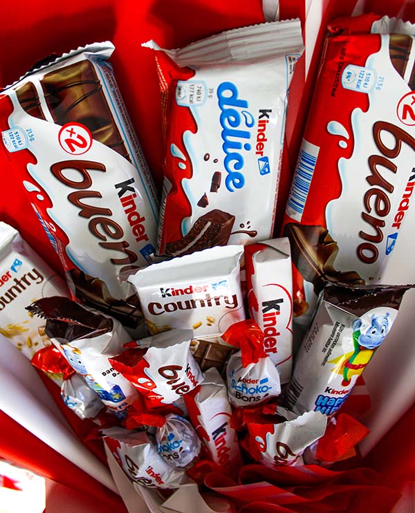 Bukiet na prezent kinderkowy Kaskadowy - obrazek 3